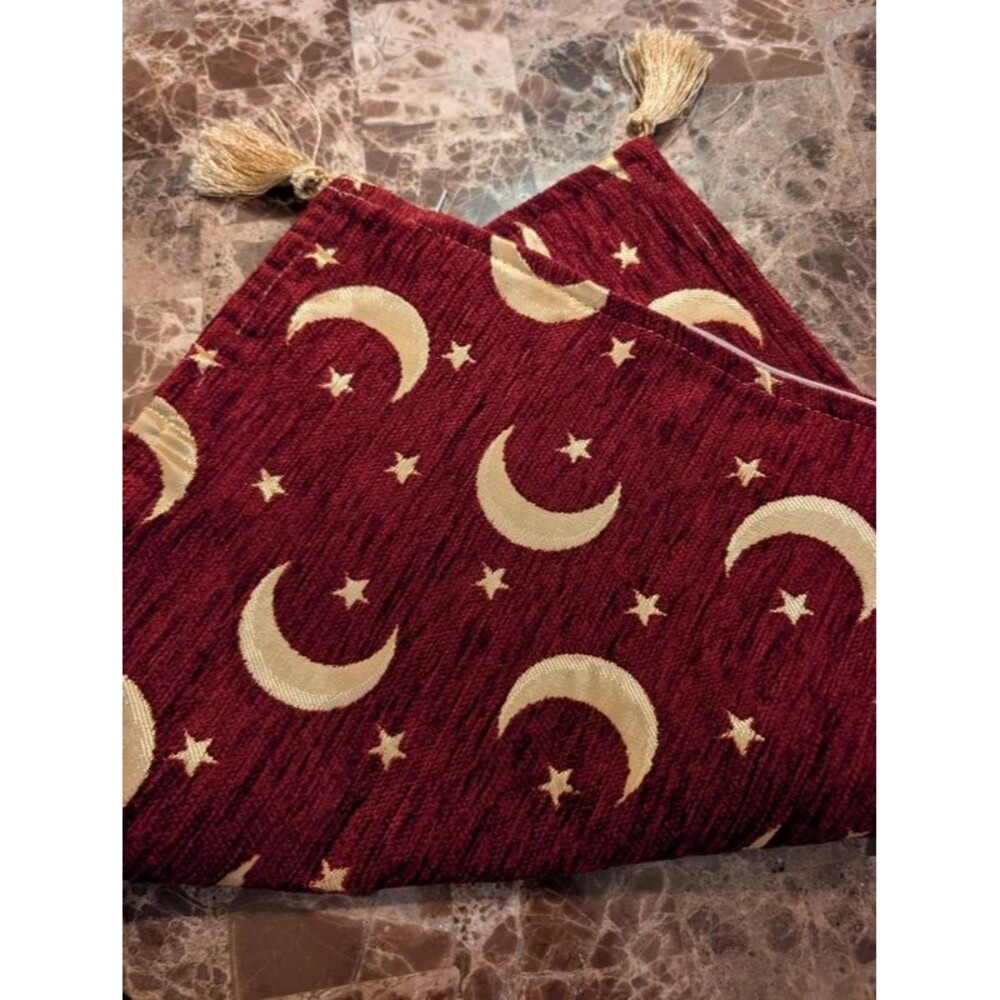 Dark Red Moon Pillowcase
